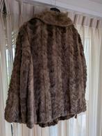 Echte bontjas - vintage, Onbekend, Ophalen of Verzenden, Gedragen, Bruin