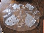 Grote Mikasa chrystal cheese platter met grips, Antiek en Kunst, Verzenden