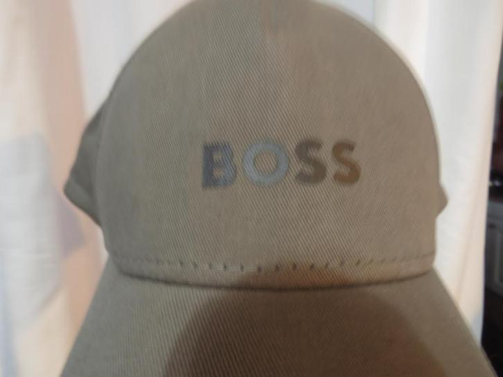 grijze pet Setth van Boss, Kleding | Heren, Hoeden en Petten, Gedragen, Pet, One size fits all, Ophalen of Verzenden
