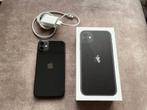 Iphone 11 zwart 64 gb - inclusief lader, doosje & hoesjes, Telecommunicatie, Mobiele telefoons | Apple iPhone, Gebruikt, Ophalen of Verzenden