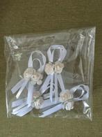 4 Nieuwe Bruiloft Broches, Ophalen of Verzenden, Nieuw, Wit, Accessoires