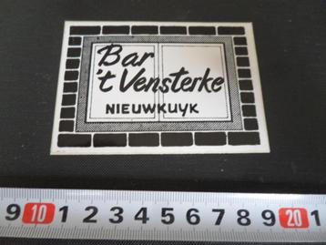 sticker Nieuwkuyk Bar 't Vensterke  beschikbaar voor biedingen