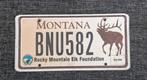 Kentekenplaat Montana USA Nummerplaat nummerbord License VS, Verzamelen, Automerken, Motoren en Formule 1, Ophalen of Verzenden