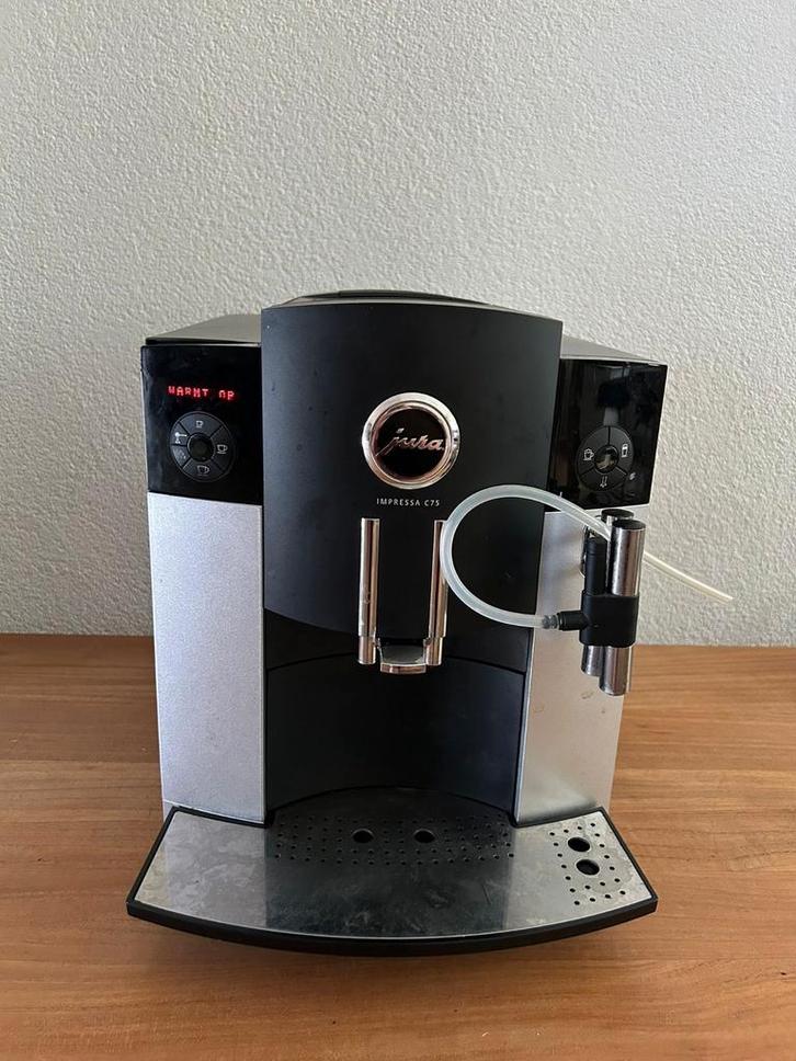 Jura Impressa C75 Espressomachine, Witgoed en Apparatuur, Koffiezetapparaten, Gebruikt, Koffiebonen, Espresso apparaat, 1 kopje