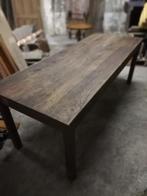 Antieke sobere Franse eiken betaaltafel, tafel 197cmx77cm, Antiek en Kunst, Ophalen