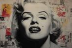 Canvas Schilderij Marilyn Monroe - Verschillende formaten, Ophalen of Verzenden