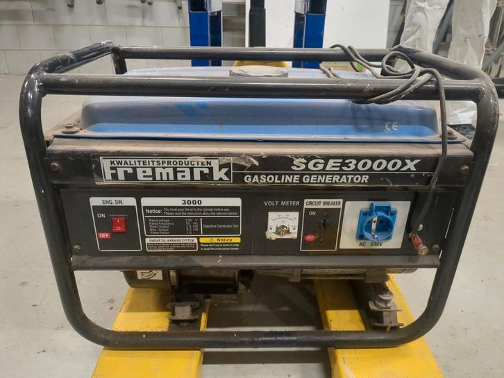 Fremark SGE3000X Benzine Generator, Doe-het-zelf en Verbouw, Aggregaten, Ophalen