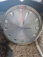 Moderne Karlsson Wandklok met Diamanten, Ophalen of Verzenden, Zo goed als nieuw, Analoog, Wandklok