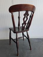 Antieke Engelse stoel Windsor 19e eeuw landelijk keukenstoel, Antiek en Kunst, Ophalen