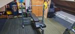 Bankdruk benchpress stevig +65kg gewicht +2klemmen, Ophalen, Gebruikt, Borst, Fitnessbank