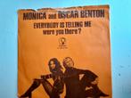 Monica and oscar benton 7inch everbody is telling me, Ophalen of Verzenden, Zo goed als nieuw, Pop