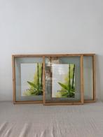 3 bamboe fotolijsten 17 x 25 cm, Ophalen, Minder dan 50 cm, Nieuw, Minder dan 50 cm