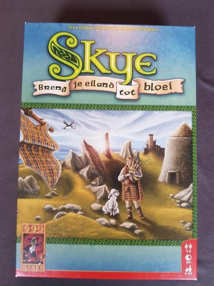 Skye Bordspel, Hobby en Vrije tijd, Gezelschapsspellen | Bordspellen, Zo goed als nieuw, Een of twee spelers, Drie of vier spelers