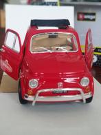 Fiat 500L 1968 rood Bburago BERTOLLI 1:24 modelauto NIEUW, Ophalen of Verzenden, Nieuw, Auto, Bburago