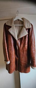 Leren Jas met Lammy Voering, Bruin, Ophalen of Verzenden, Zo goed als nieuw, Leathercity