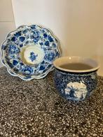 Delfts Blauw Schaal en Pot, Ophalen of Verzenden