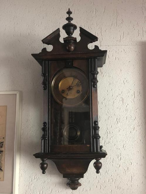 Regulator klok, Huis en Inrichting, Woonaccessoires | Klokken, Gebruikt, Wandklok, Analoog, Ophalen