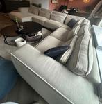 Grote Hoekbank met Lounge -, Huis en Inrichting, Banken | Bankstellen, Ophalen, Gebruikt, Hoekbank, 300 cm of meer