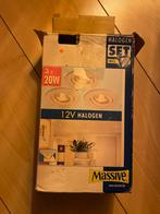 Massive Halogeen Spotjes - 3 stuks, Minder dan 30 watt, Halogeen (gloei)lamp, Nieuw, Overige fittingen