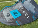North Rebel 9 meter kite + Bar, Watersport en Boten, Kitesurfen, 9 m², Geen board, Ophalen of Verzenden, Zo goed als nieuw