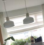 2 witte hanglampen van Leen bakker. Excl lichtbron, Ophalen, Gebruikt, Metaal, Minder dan 50 cm