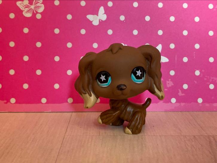 Littlest pet shop 690 cocker spaniel petshop rare hond  LPS, Verzamelen, Poppetjes en Figuurtjes, Gebruikt, Ophalen of Verzenden