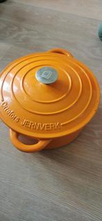 Orrefors Jernverk stoofpot, Huis en Inrichting, Keuken | Potten en Pannen, Ophalen, Gebruikt, Gietijzer, Keramische plaat