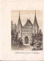 Kampen. Cellebroeders-poort. Litho 1875, Antiek en Kunst, Ophalen of Verzenden