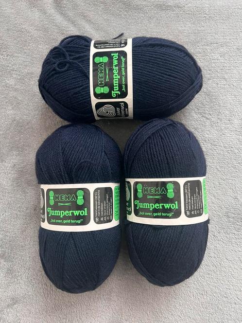 HEMA Jumperwol zuiver scheerwol bollen wol - 3 stuks nieuw, Hobby en Vrije tijd, Breien en Haken, Nieuw, Breien of Haken, Wol of Garen
