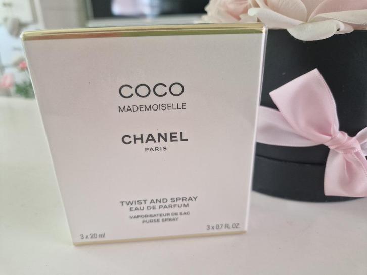 Chanel coco mademoiselle Twist&Spray 3x20 ml eau de parfum, Sieraden, Tassen en Uiterlijk, Uiterlijk | Parfum, Nieuw, Ophalen of Verzenden