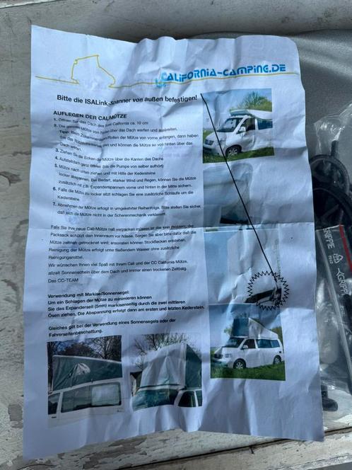 Muts/Cap/Hoes hefdak VW California T5/T6, Caravans en Kamperen, Camper-accessoires, Nieuw, Ophalen of Verzenden