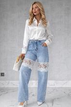 Dames jeans met kant – high waist, Kleding | Dames, Spijkerbroeken en Jeans, SH FAMILY THANH SON NGUYEN Aleja Krakowska 109 02-180 Warszawa, Polska