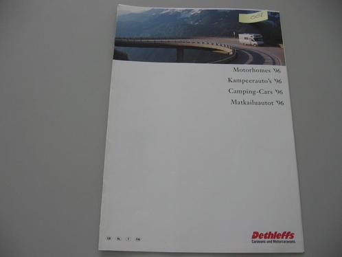 CAM 002 Dethleffs Kampeerauto’s ’96, folder, Boeken, Catalogussen en Folders, Zo goed als nieuw, Folder, Ophalen of Verzenden