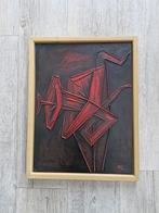 Retro Abstract schilderij, Ophalen of Verzenden