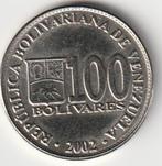 Venezuela, 100 bolivares 2002, Postzegels en Munten, Munten | Amerika, Ophalen of Verzenden, Zuid-Amerika, Losse munt