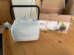 Point virgule theepot gietijzer wit, Overige materialen, Overige typen, Nieuw, Ophalen of Verzenden