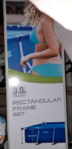 Groot zwembad met pomp, Ophalen of Verzenden, Opzetzwembad, Rechthoekig, Minder dan 80 cm