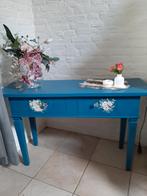 Vintage Brocante side Table, Ophalen, 100 tot 150 cm, Zo goed als nieuw, 25 tot 50 cm