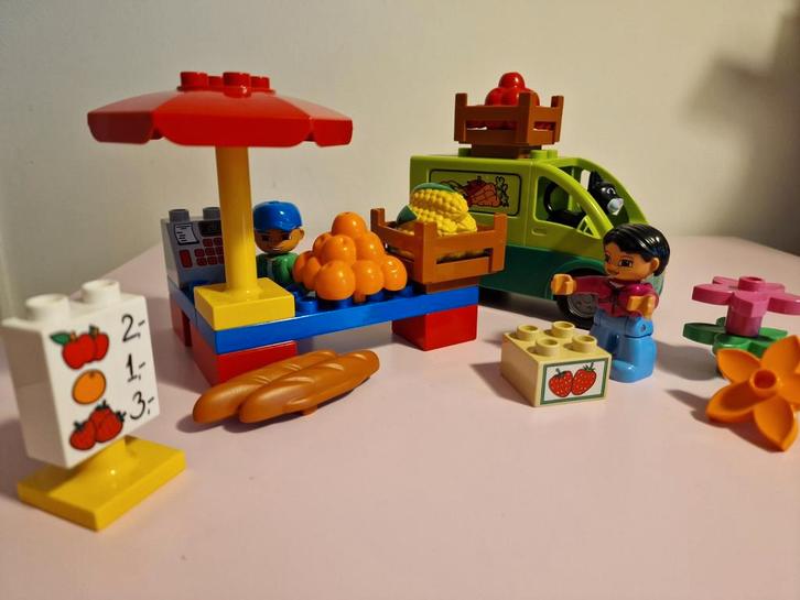 LEGO DUPLO Marktplein 5683 - Complete Set!, Kinderen en Baby's, Speelgoed | Duplo en Lego, Zo goed als nieuw, Duplo, Ophalen