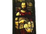 Oud glas in lood hanger Johannes De Doper St. Janskerk Gouda, Ophalen of Verzenden