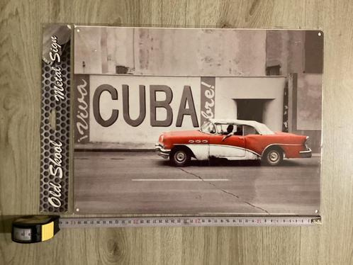 Viva Cuba Libre, Old Skool wandplaat 30 X 40 cm NIEUW, Huis en Inrichting, Woonaccessoires | Wanddecoraties, Nieuw, Ophalen of Verzenden