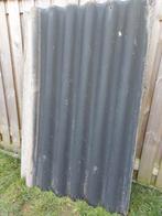Vezelcement Golfplaten, Doe-het-zelf en Verbouw, Dakpannen en Dakbedekking, Ophalen, Overige materialen, Gebruikt, Zwart