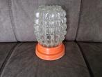 Plafond lamp retro, Ophalen, Glas