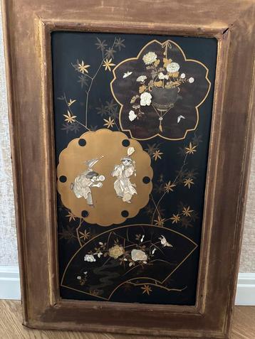 Antiek Chinees Kamerscherm Paneel beschikbaar voor biedingen