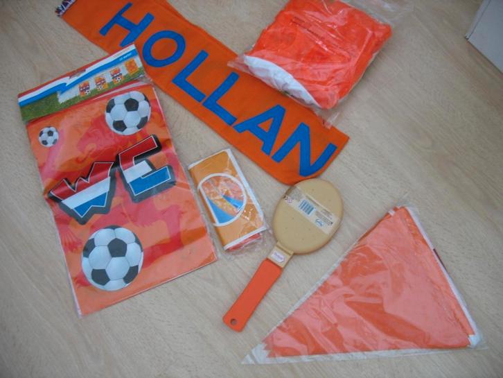 oranje spullen, Hobby en Vrije tijd, Feestartikelen, Nieuw, Overige typen, Overige, Ophalen of Verzenden