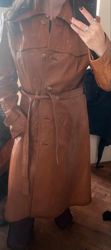 Vintage Leren Jas Tannery beschikbaar voor biedingen