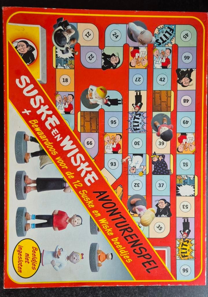 Suske en Wiske  - Avonturenspel. Inclusief alle beeldjes, Hobby en Vrije tijd, Gezelschapsspellen | Overige, Zo goed als nieuw