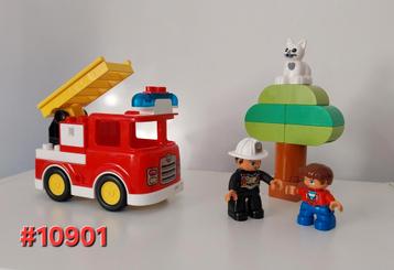 Duplo - De brandweertruck #10901 beschikbaar voor biedingen