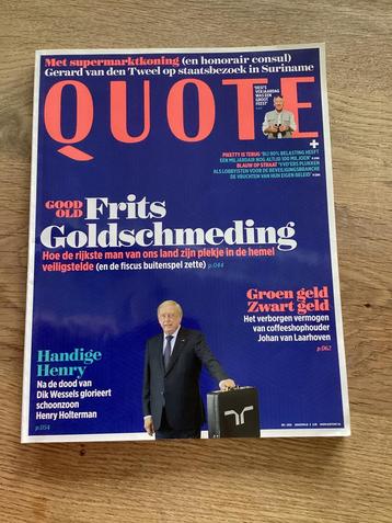 Tijdschrift Quote beschikbaar voor biedingen