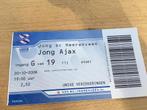 Ticket Jong Heerenveen - Jong Ajax 20-10-2008, Verzenden, Gebruikt, Ajax, Overige typen